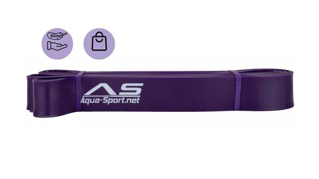 Aqua-Sport Powerstrech Superband Purple 2080X4.5X32Mm Resistance 15-39Kg As2080