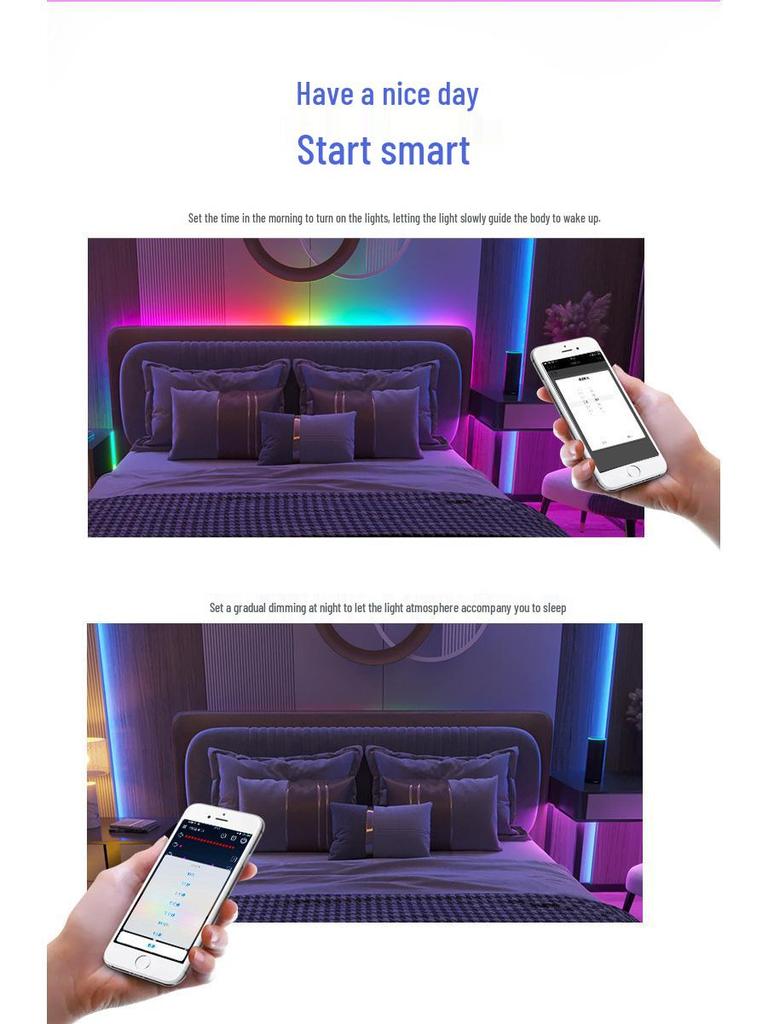 Беспроводной Bluetooth LED контроллер с 28 кнопками, синхронизацией с музыкой и диммированием полного цвета