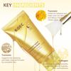 KOEC Turmeric Vitamin C Collagen Peel-Off Mask Moisturizing Hydrating Skin Care Facial Mask with Brush Brightening