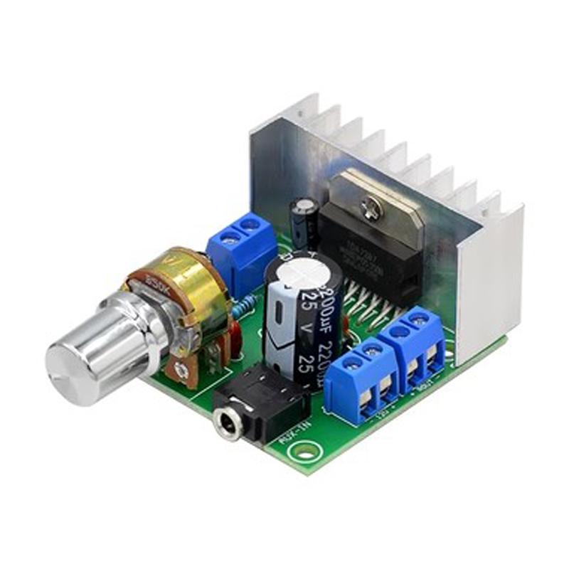 AC / DC 12V TDA7297 2x15W Цифровой аудио усилитель DIY Kit Двухканальный модуль