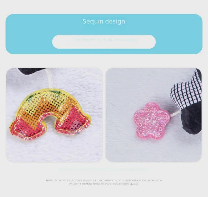 Aipinqi черно-белая подвесная машинка и детская кроватка игрушка-музыка для раннего образования