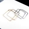 Diamond Hoop Earrings Geometric Square Stud Exaggeration Earrings Irregular Shape Earrings  Travel
