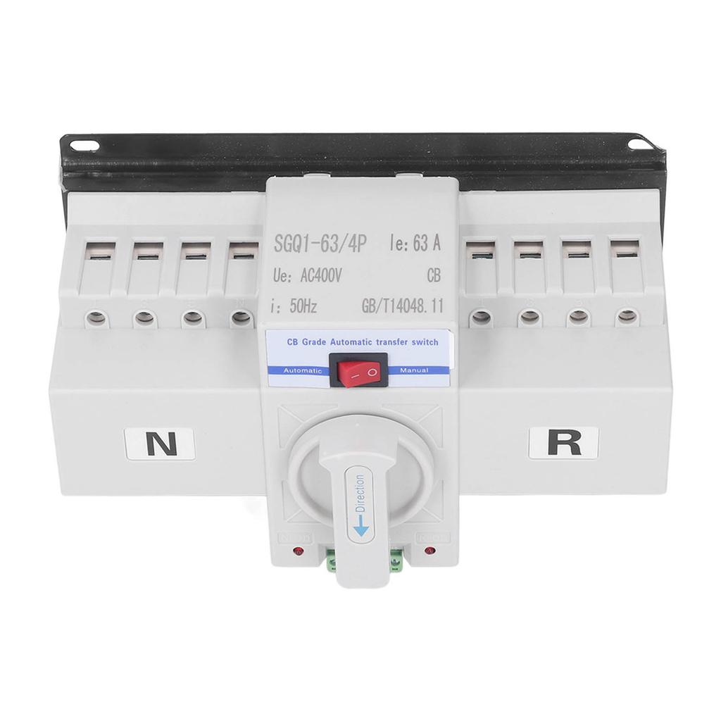 Двойной автоматический переключатель питания 400 В 63 А защита от короткого замыкания для домашнего строительства