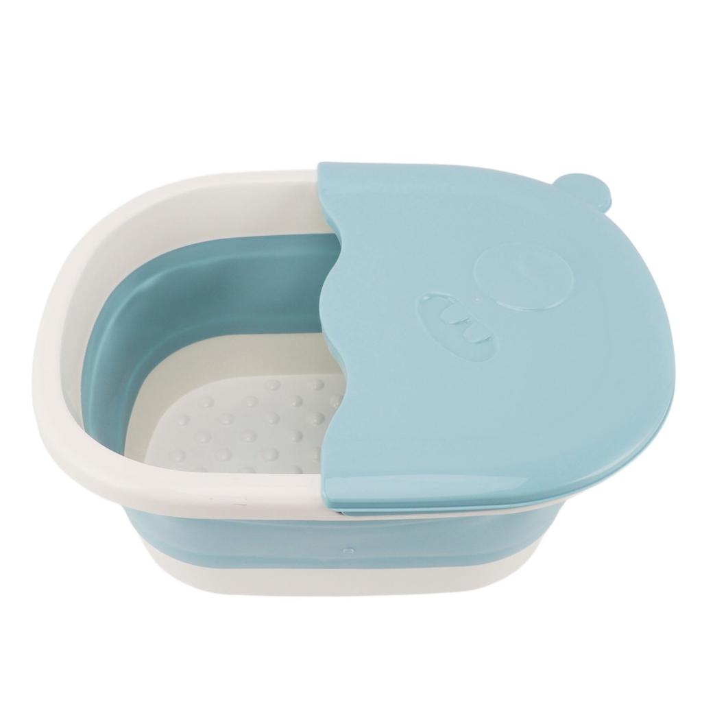 Складная ванна для ног для детей, ванна для ног с массажными точками, многофункциональная складная