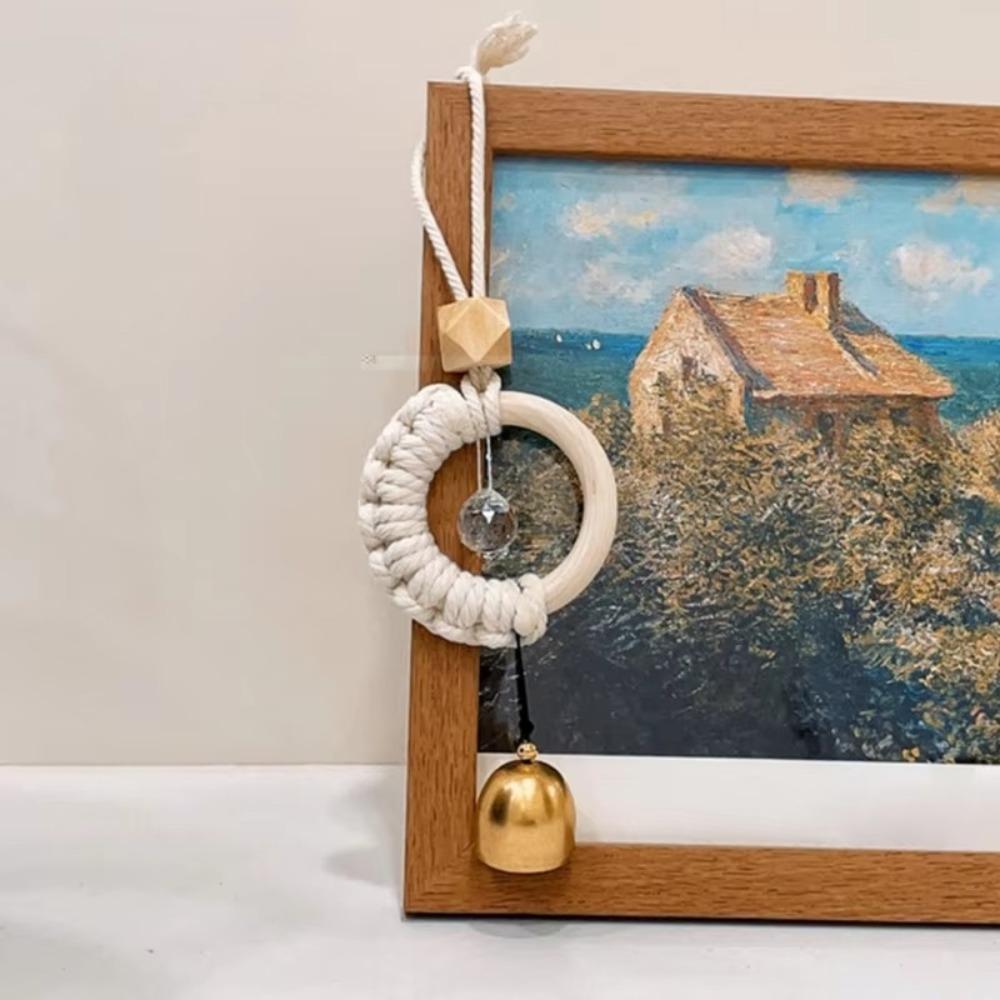New Weaving Rope Wind Chimes Wall-mounting Pendants Wall Wooden Door Pendant Saves Space Hangings Kid Room Window Decors