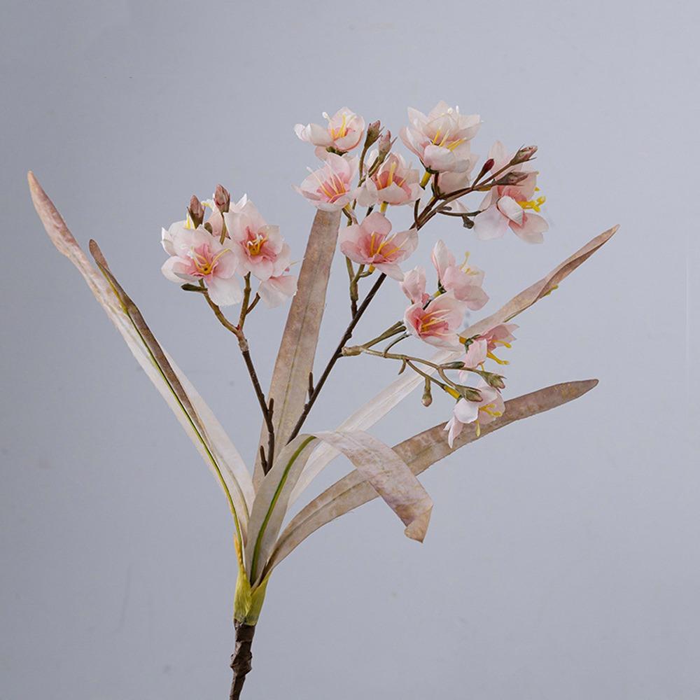 Elegant Silk Narcissus Flower Luxury Fake Flower Artificial Narcissus Branch  Wedding Decor
