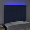 VidaXL LED Headboard Bedroom Furniture Single Bed Accessory Headboard Bed Frame Interior Blue 3122412