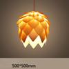Creative Pinecone Art Lamp Log Bedroom Study Dining Room Hotel Wooden Ambiance Chandelier