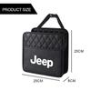 Car Seat Back Storage Bag Leather Hanging Sundry Organizer Box For Jeep Renegade Compass Grand cherokee wk2 Wrangler Accessories AMR1