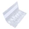 160 Pcs Toenail Forms Clear Toenail Extension Full Cover Tips with Accurate Markings for Manicure   At Home
