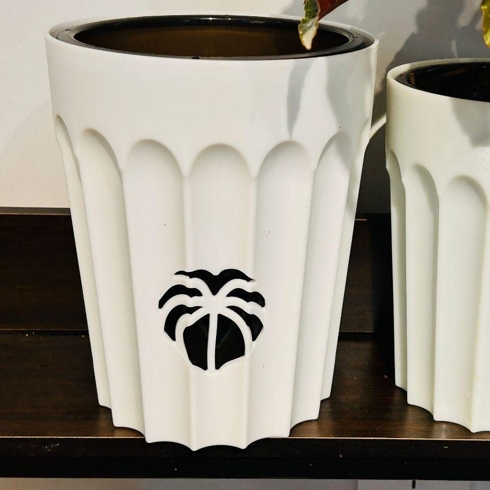 Простой в использовании ленивый цветочный горшок, дышащий пластиковый горшок для растений, самополивающийся гидропонный горшок для сада