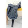 Leather Dressage Monoflap Changeable Gullets Saddle, Size 17", 17.5", 18"