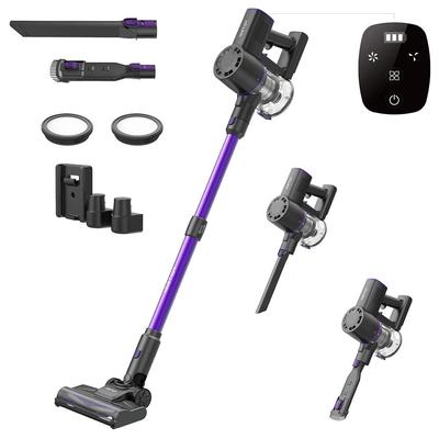 Восстановленный беспроводной пылесос Vactidy V8 Pro, 25 кПа Мощное всасывание, Циклонная система фильтрации, Пылесборник 500 мл, Светодиодный сенсорный дисплей