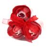 4x Soap Flowers Heart Box Red Roses 3-Pack