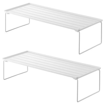 Yamazaki Tower Складная Обувница Штабелируемая Шкаф Без Сборки 10362x2 Стойка, (Набор 2), Полка под обувь, Требуется, Белый,