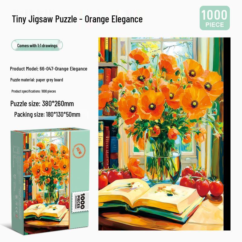 Мультяшный пазл из 1000 деталей для взрослых и детей - Сложная развивающая игрушка для снятия стресса, подарок