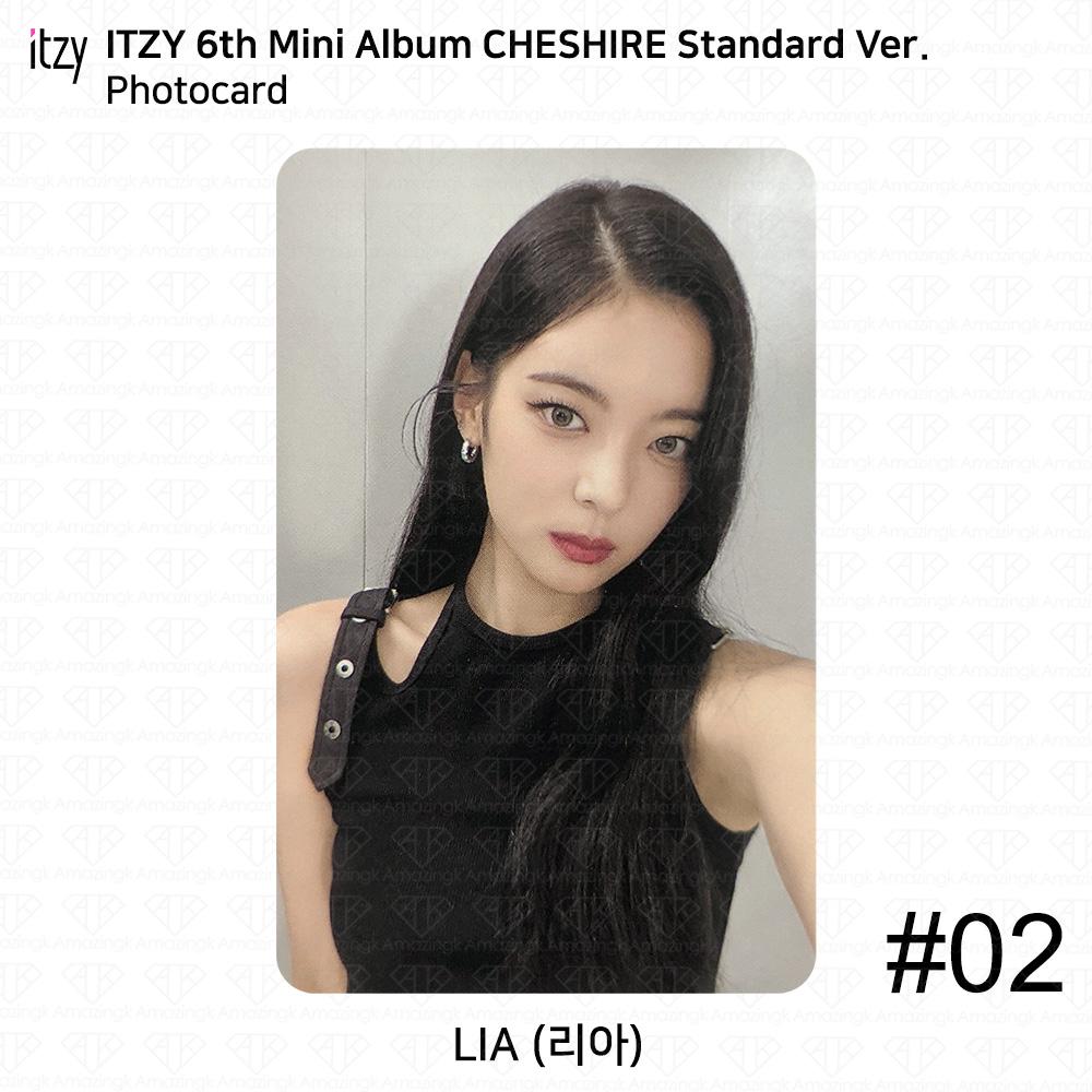 ITZY 6th Mini Album Cheshire Official Photocard Clear Card Neon 4cut Film KPOP
