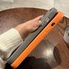 Titanium gray thicken silicone frame phone case for iPhone 15 14 13 12 11 Pro Max full cover shockproof clear hard bumper cover
