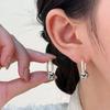 Модные китайские серьги-кольца с монетками на удачу: Стильное Простое, Легкая Роскошь Серьги