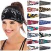 Scrunchy Hairband Running Sweat Absorbing Head Wrap Sport Bandana Women Headbands Elastic Turban