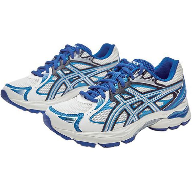 Asics Gel-Sonic Gs Дышащие Легкие Кроссовки для Бега Детские Кроссовки Белый Синий 1014A385-102