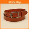 Genuine Leather Belt For Men And Women Business Casual With Round Buckle For Office Wear
