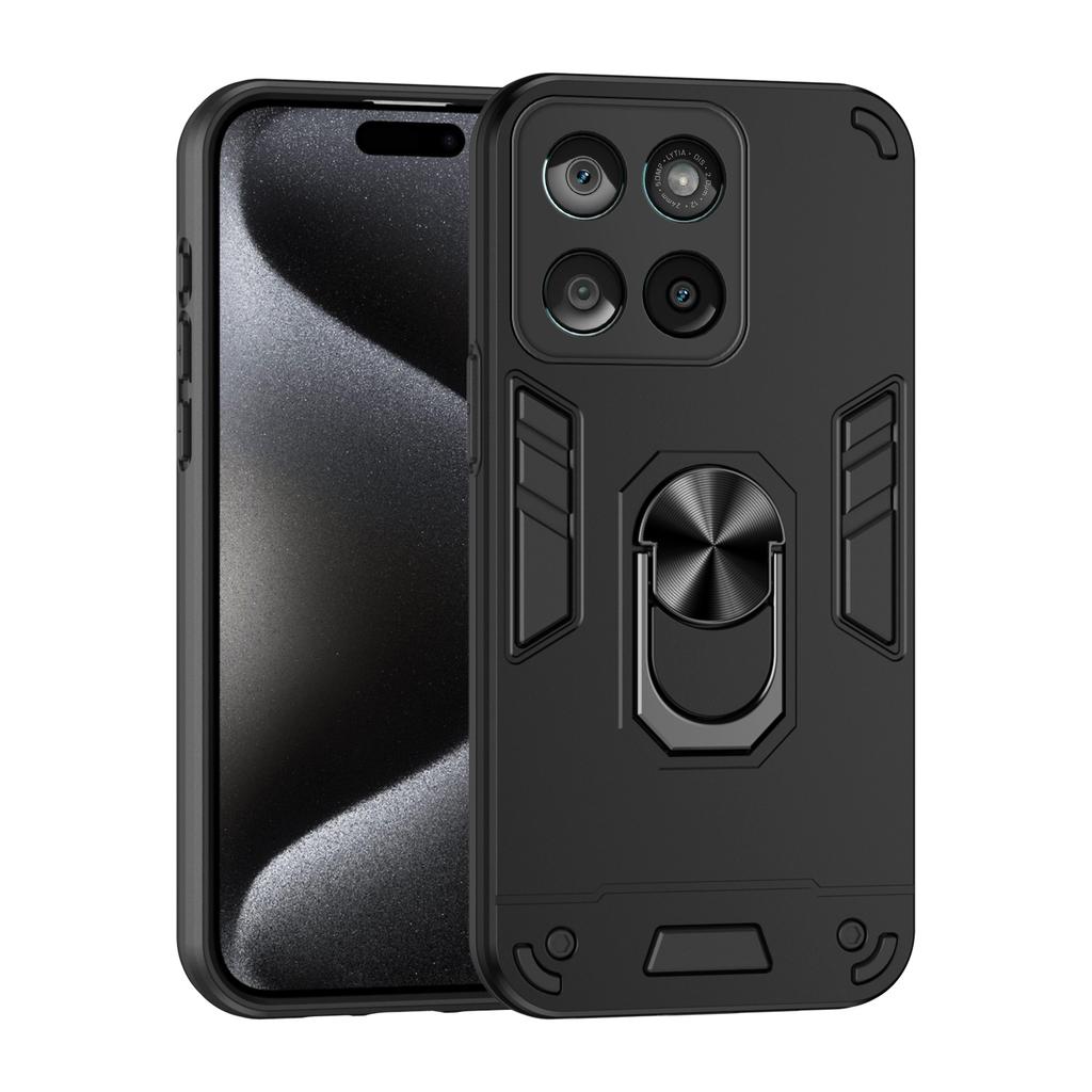 Для Motorola Moto Edge 60 Pro Fusion Магнитное кольцо-подставка Фунда Для Moto G86 G56 G15 G05 G85 G75 G05 G35 G34 G55 Бронированный чехол-накладка