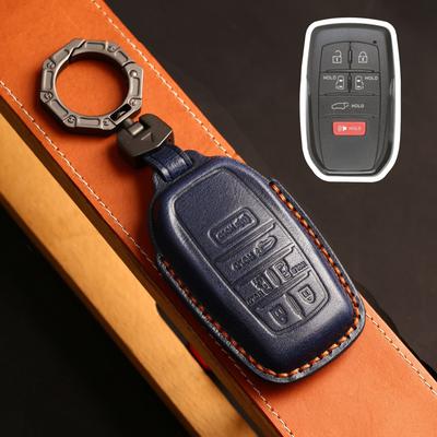 Кожаный чехол-брелок для автомобильного ключа Аксессуары Для Toyota Sienna Rav4 Venza Mirai Гибридные автомобили Alphard Previa Voxy