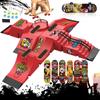 Fingertip Skateboard Park Set: 6 Ramp Scene Props for Mini Skateboards