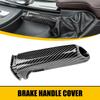Carbon Fiber Style Handbrake Brake Handle Cover for BMW E60 E61 E63 E64 X1 E84 X3 E83 Z4 E85 E86 M3 M4 F80 F82 F32