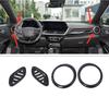 For Chevrolet Trax 2024 Dashboard Air Vent Cover Trim Carbon fiber Kit 4pc