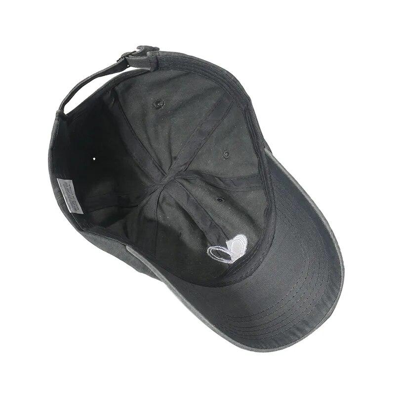 New Outdoor Fashion Sport Baseball Caps For Women Love Heart Embroidery Hat Cap Female Washed Cotton Dad Hat