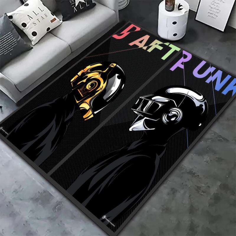 Daft Punk Carpet Rug for Living Room Bedroom Home Sofa Decoration,Kids play Nonslip Floor Mat
