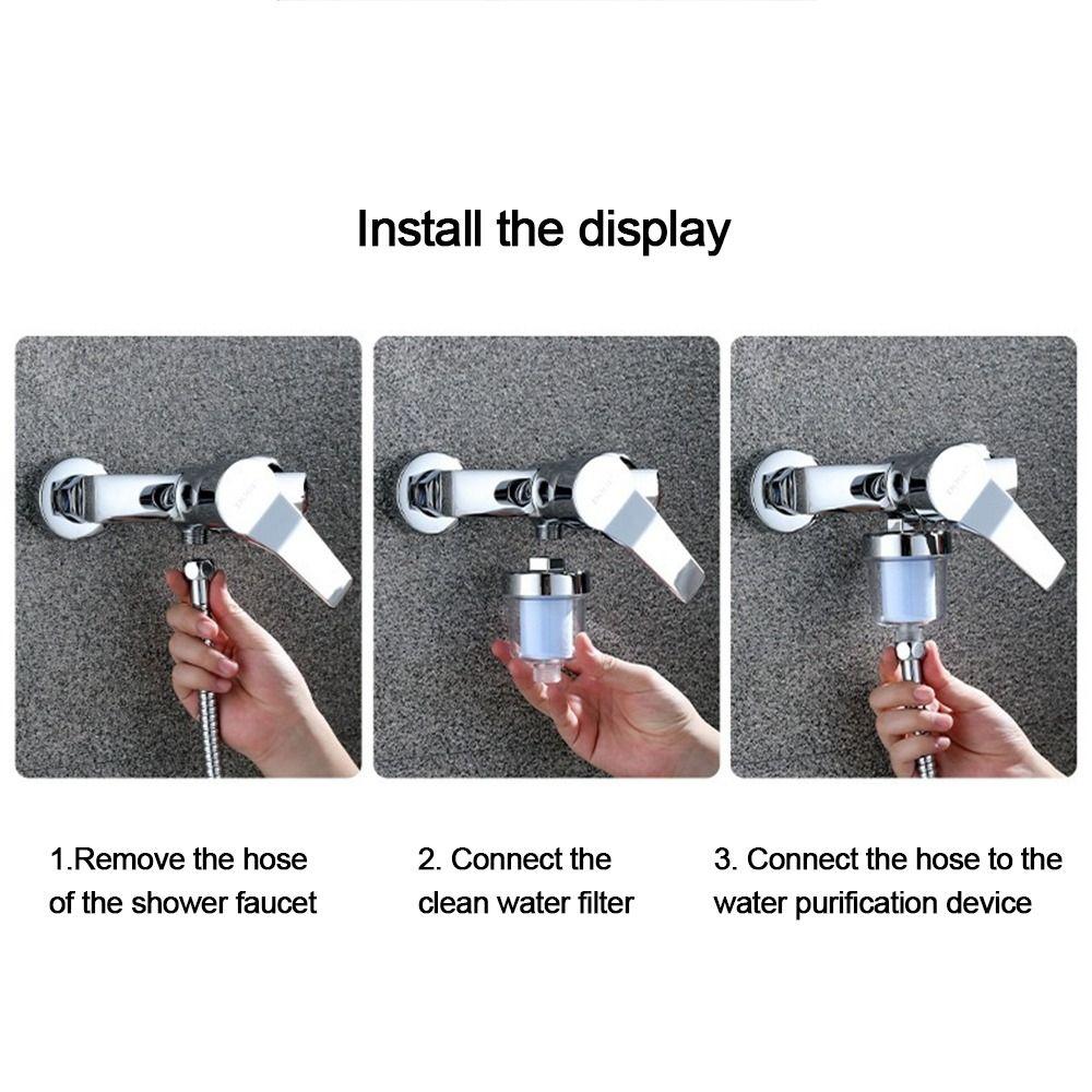 Качественный хлопок Очистка смесителей для ванной комнаты Очистка удаления хлора Очиститель воды Фильтр для душа