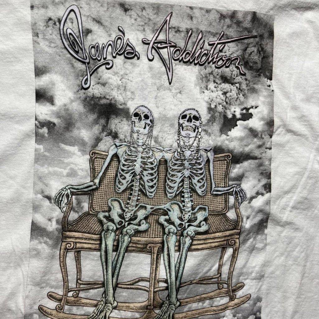 90s Janes Addiction band Classic style White T shirt Heavy cotton tee