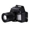 LED Work Headlamp with COB Side Light Motion Sensor Rechargeable Zoom Headlight 90 degrees  Adjustable Head 6 Modes