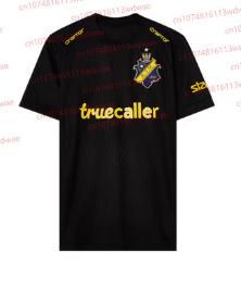 Men's summer T-shirt Swedish football short-sleeved T-shirt 3D printed, home jersey T-shirt