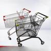 125-литровый оцинкованный тележка для покупок в супермаркете