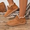 Fashion Comfortable and Warm Plush Women Shoes 2024 Casual Retro Women's Short Boots Anti-slip and Wear-resistant Fashionable Snow Boots