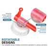 DIN 71 Ball Valve Dispensing Spigot Self Venting Lid Air Return Valve PE Plastic Drum Tap Cap Dispenser Barrel Keg Water