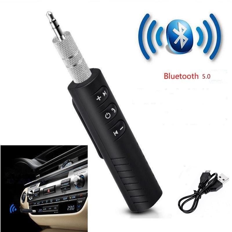 Wireless Bluetooth 5.0 Receiver Adapter 3.5mm Jack For Car Music Audio Aux A2dp Headphone Reciever Handsfree