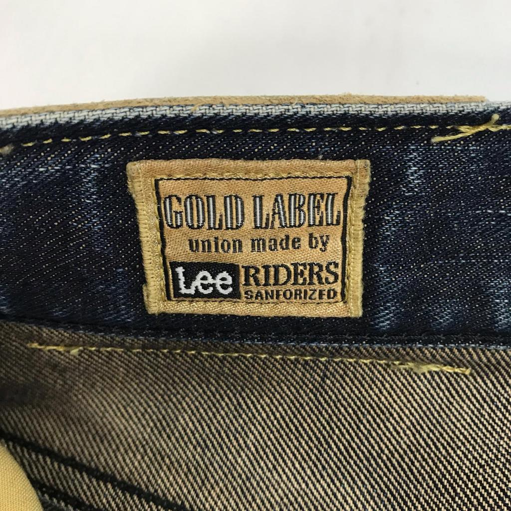 Сделано в Японии Джинсы Lee Riders GOLD LABEL W29 Мужские S-M Длина по внутреннему шву 79 см Синий(ИСПОЛЬЗОВАЛ)