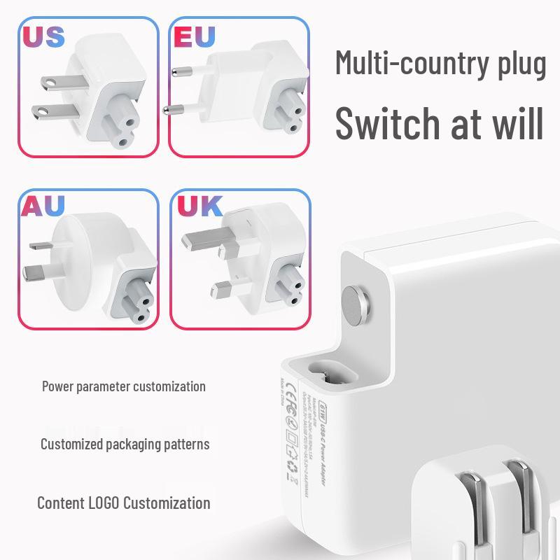 Быстрая зарядка Type-C Зарядное устройство для ноутбука Apple 61 Вт/87 Вт/96 Вт