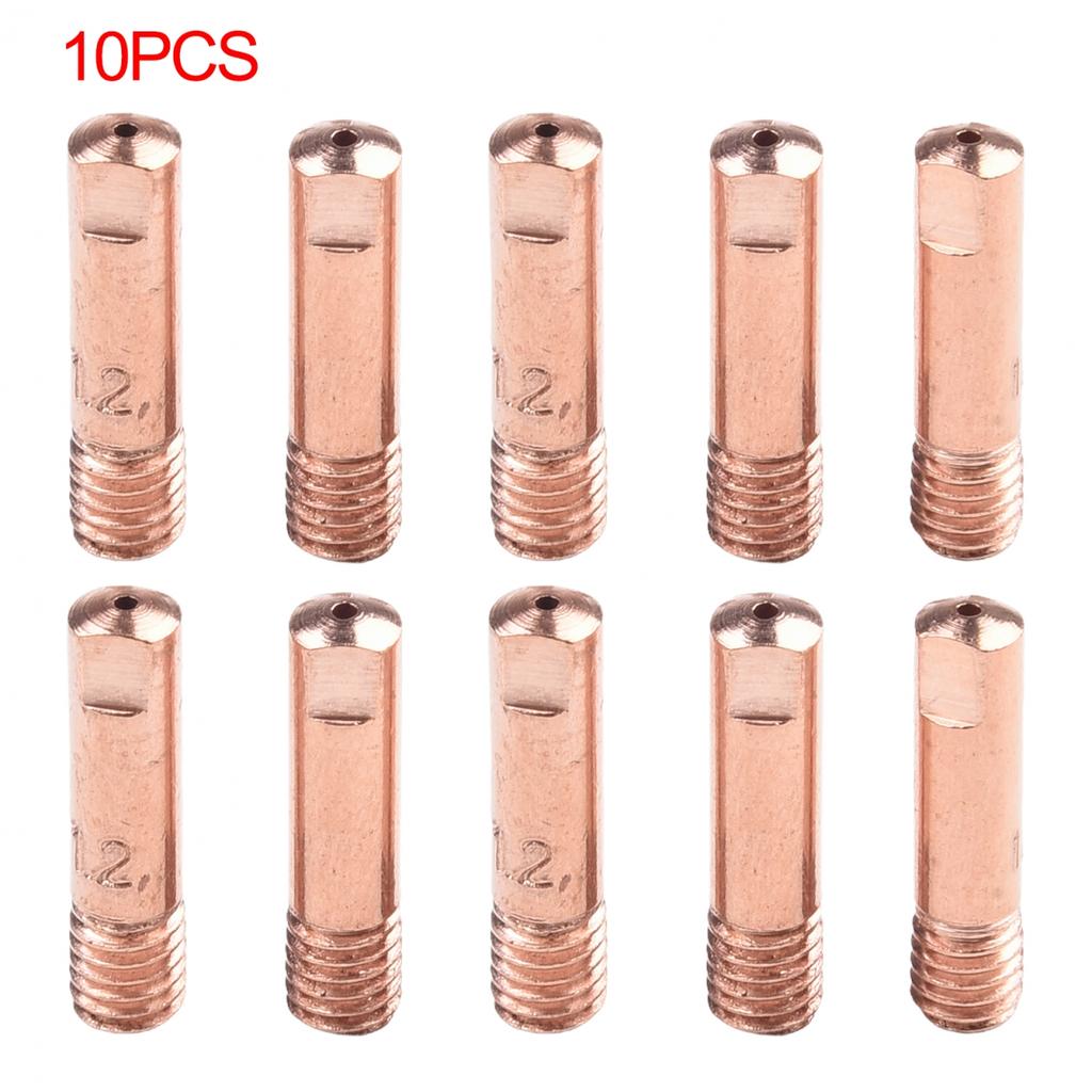10 шт. MB-15AK MIG/MAG M6 Держатель наконечника сварочной горелки Газовое сопло 0,8/1,0/1,2 мм~