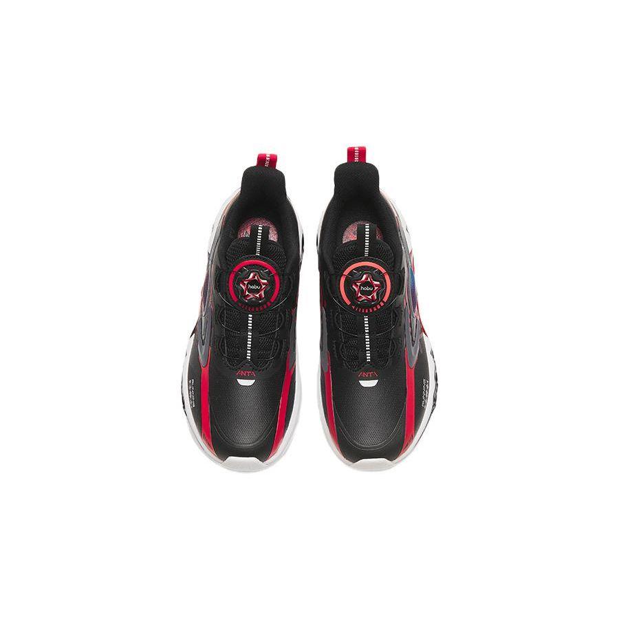 Anta Kids Energy Ring 8.0 Low Top Running Shoes Kids Running Shoes Black Red 312245581N-16