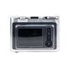 Прозрачный чехол для камеры моментальной печати Fujifilm Instax Mini EVO, кристально прозрачная жесткая накладка, со съемным плечевым ремнем