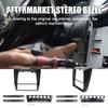 Heat Resistant Console Panel 9-Inch Navigation Fascia Frame Kit for LADA 2110/2111/2112, Dash Mounting Car Radio Android Screen, Center Replacement