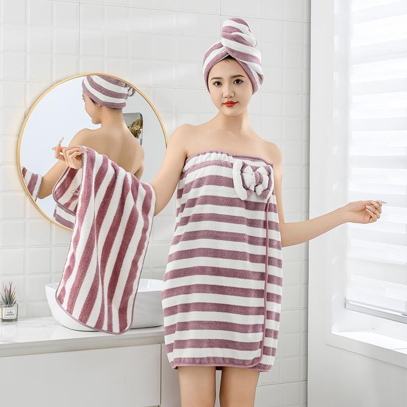 Мягкий и плотный коралловый флисовый халат для взрослых - унисекс, с длинными рукавами и лямками