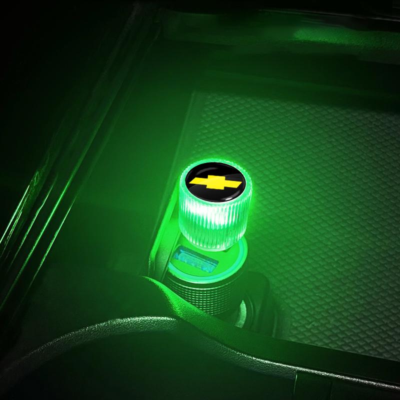 Автомобильный USB-светильник для создания атмосферы Портативная светодиодная лампа Автомобильная наклейка Для Chevrolet Cruze Lacetti Captiva SS Z71 Equinox Trax Impala Camaro Sonic