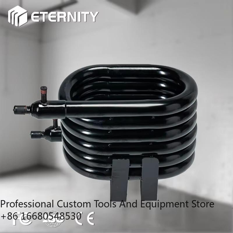 1HTitanium Coaxial Condenser/ Tube in Tube Heat Exchanger for Marine air Conditioner and Stainless Steel Heat Exchanger